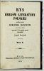 ZDANOWICZ Aleksander - Rys dziejów literatury polskiej. Podług notat ... oraz innych źródeł opracowali do ostatnich czasów doprowadził Leonard Sowiński. T. 5